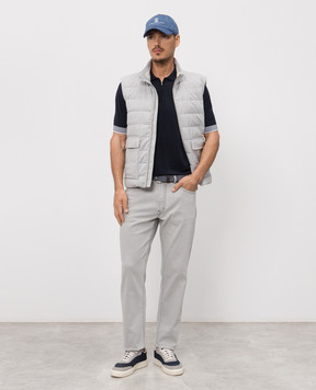 Peserico Серый пуховой жилет R535751941G