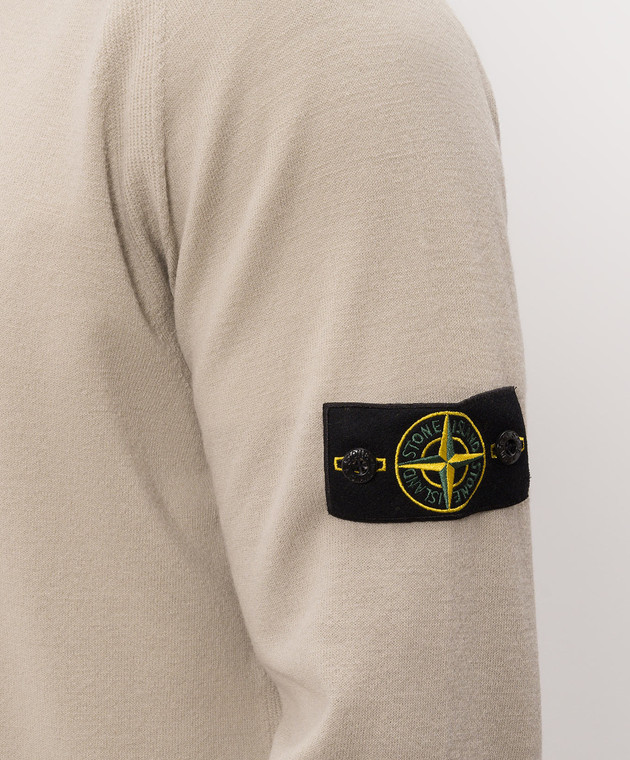 Stone Island Джемпер кольору хакі з вовною L2S155100008S00A1 зображення 5