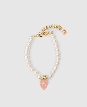 Casablanca Белый браслет Strawberry с позолотой ASP26JW36801
