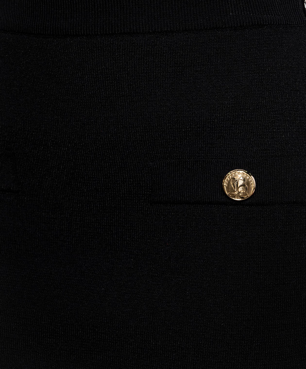 Balmain Черная юбка мини SK0000000077 изображение 5