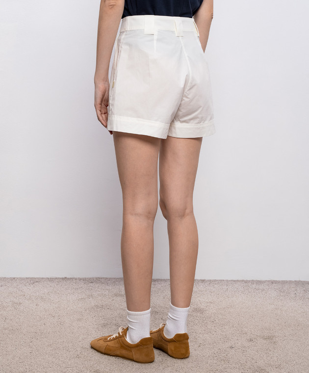 Woolrich Шорти кольору айворі з бавовни CFWWSH2001FRUT3944 зображення 4