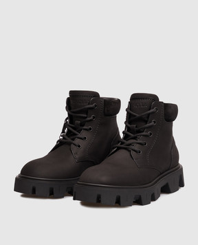 Moncler Черные ботинки Peak City с нубуком L209A4F00070M6882