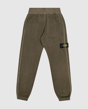 Stone Island Дитячі зелені джогери з логотипом K2S166200003S01814