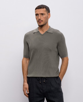 Brunello Cucinelli Футболка цвета хаки M29400015