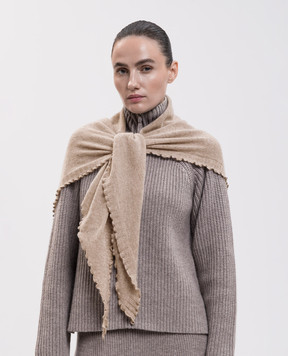 Allude Бежевий бактус з кашеміру 26511220