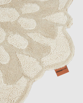 Missoni Home Бежевий килимок для ванної кімнати Otil у формі квітки 1O3SP99848