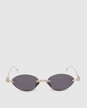 Kuboraum Сріблясті сонцезахисні окуляри H65 KRSH65LG0000004Y