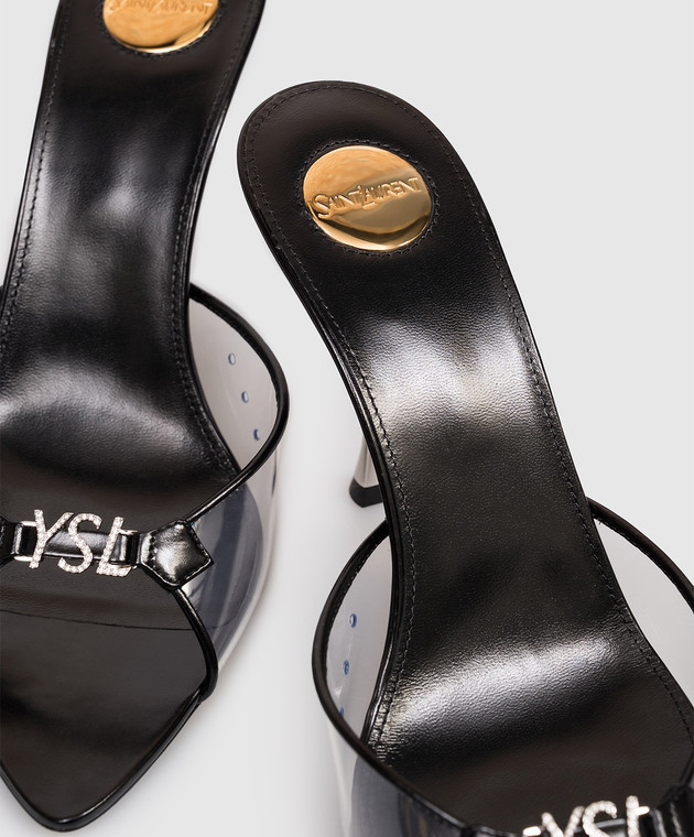 Saint Laurent Мюли JERRY с кристаллами 8696641F4AD изображение 5