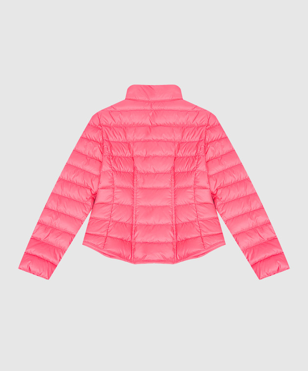 Moncler ENFANT Детская розовая пуховая куртка Kaia L29541A00004596ZR изображение 2