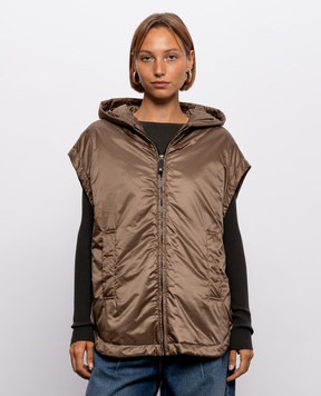 Max Mara Коричневый жилет MTCAMBRA