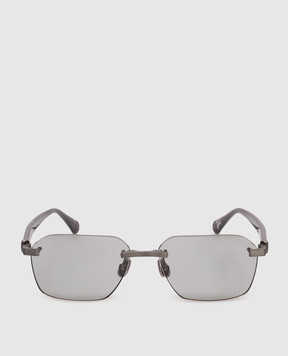 Brunello Cucinelli Серые солнцезащитные очки MOCSTEMV21