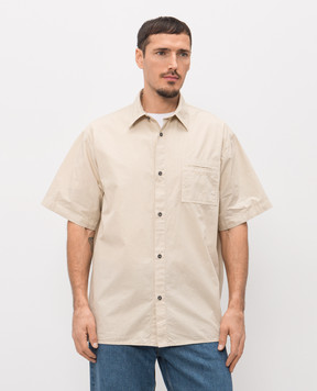 Iceberg Бежева сорочка з вишивкою логотипа G0800032