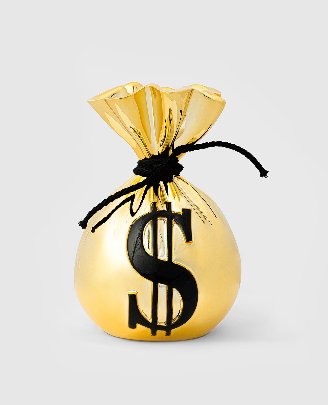 Золотистая статуэтка MONEY BAG