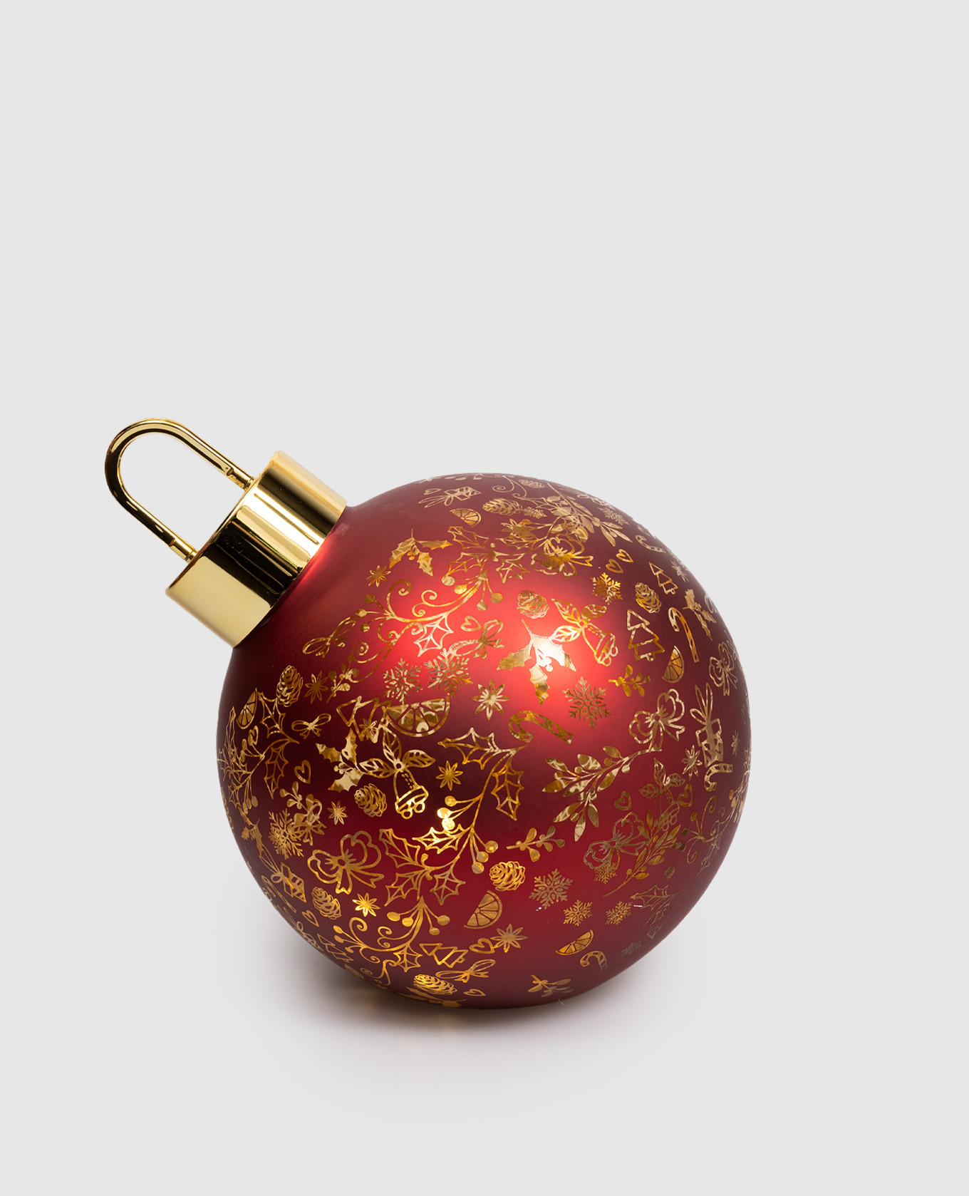 

Красный стеклянный светодиодный шар, Декор