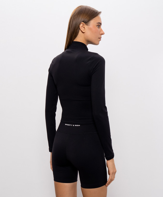 Sporty & Rich Черная спортивная куртка Freya TO01888315BA01 изображение 4