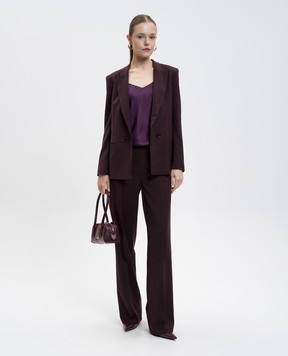 Twinset Фіолетовий топ з логотипом 252TT2373