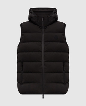Moncler Черный пуховый жилет Arinella L20911A00092599KJ