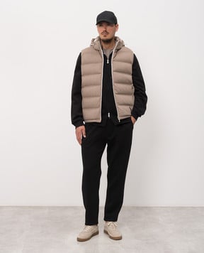 Brunello Cucinelli Черные спортивные штаны MM8313243G