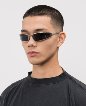 Kuboraum Срібясті сонцезахисні окуляри H34 KRSH34SM000000GT