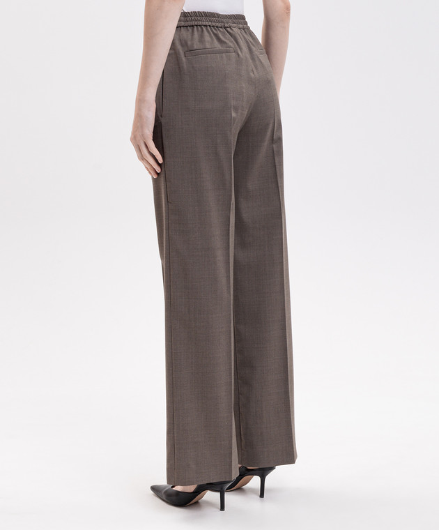 Max Mara Weekend Коричневі штани PETRA з вовною WKDPETRA зображення 4