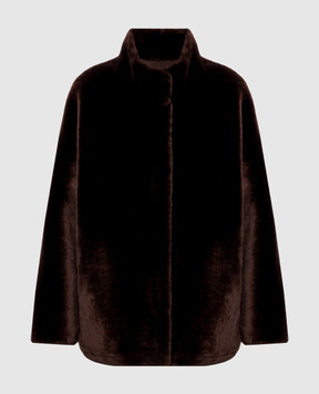 Babe Pay Pls Коричнева двостороння дублянка 2323SETA