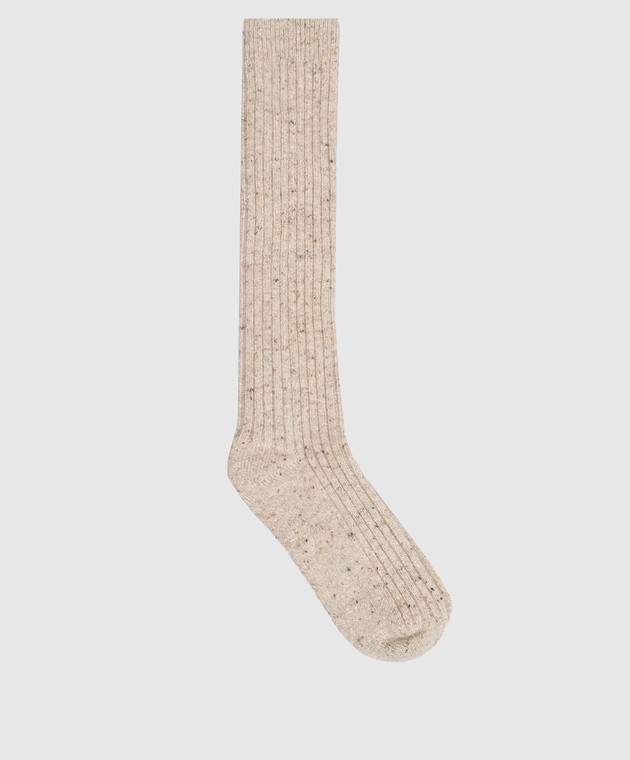Brunello Cucinelli Бежевые гольфы MCZ9A004