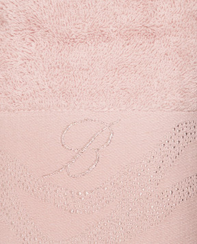 Blumarine Home Набор розовых махровых полотенец Crystelle с вышивкой 5 шт H0000230044