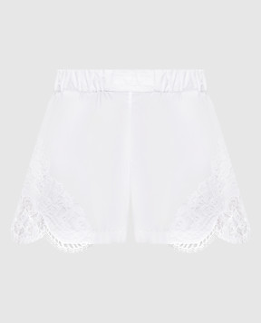 Versace Белые шорты с кружевом 10230551A13878