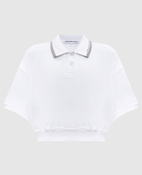 Alexander Wang Біле поло з логотипом 4CC1261207