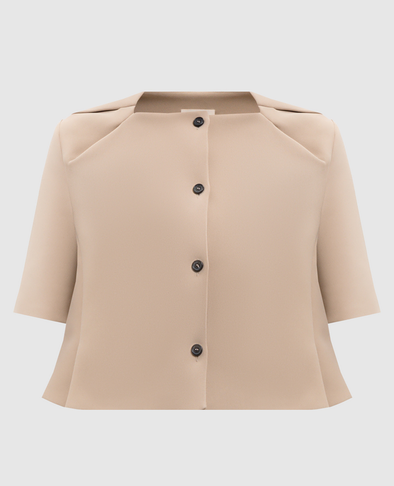 

Коричневый жакет Franc с короткими рукавами, Жакеты