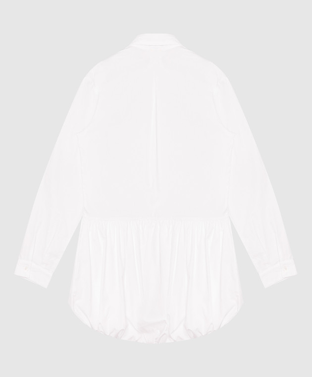 Off-White Дитяча біла сукня-сорочка з емблемою з кристалів 44GDB06NF26F001 зображення 2