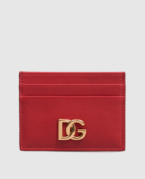 Dolce&Gabbana Красный кожаный картхолдер BI0330A3P00