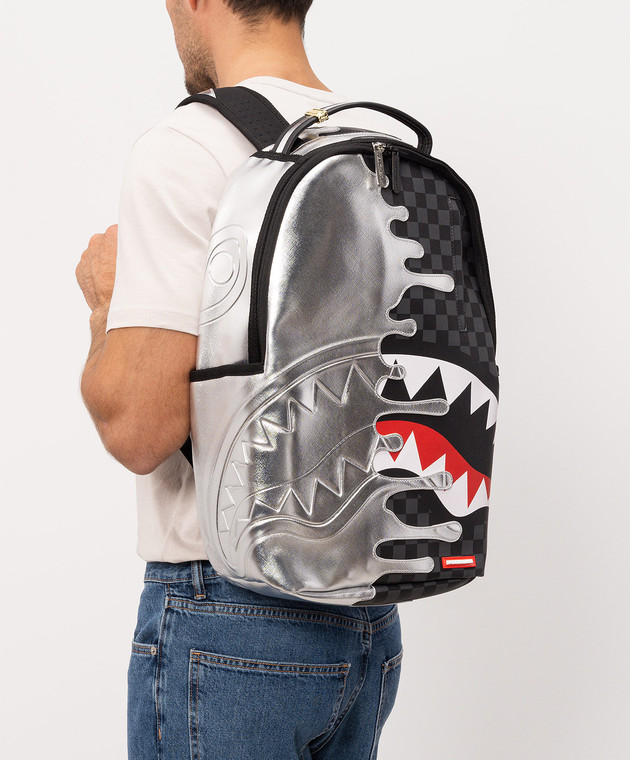 Sprayground Дитячий рюкзак CHROME SPECTRE з принтом 910B8940NSZ зображення 2