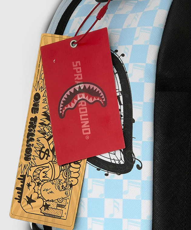 Sprayground Дитячий блакитний рюкзак Peanuts Snoopy Tuned Up & Tuned Out 910B8798NSZ зображення 4