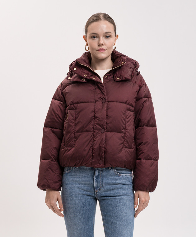 Twinset Бордовая куртка 262TT2380 изображение 3