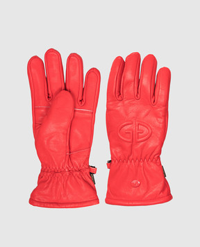 Goldbergh Червоні шкіряні гірськолижні рукавички FREEZE GB68211254