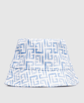 Balmain Дитяча біла панама у візерунок PB Labyrinth BY0P57Z3777