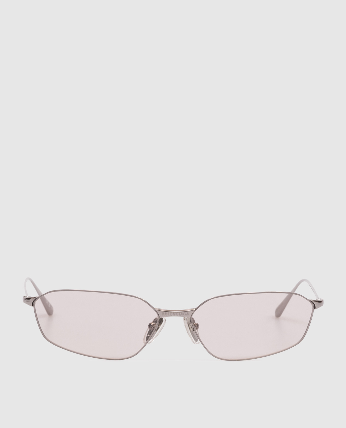 Серебристые очки Invisible 2.0 с гравировкой логотипа