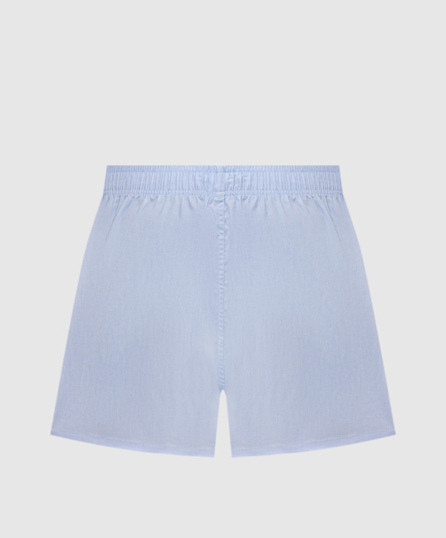 Ami Paris Блакитні труси-боксери з вишивкою емблеми HUN206CO0224 зображення 2