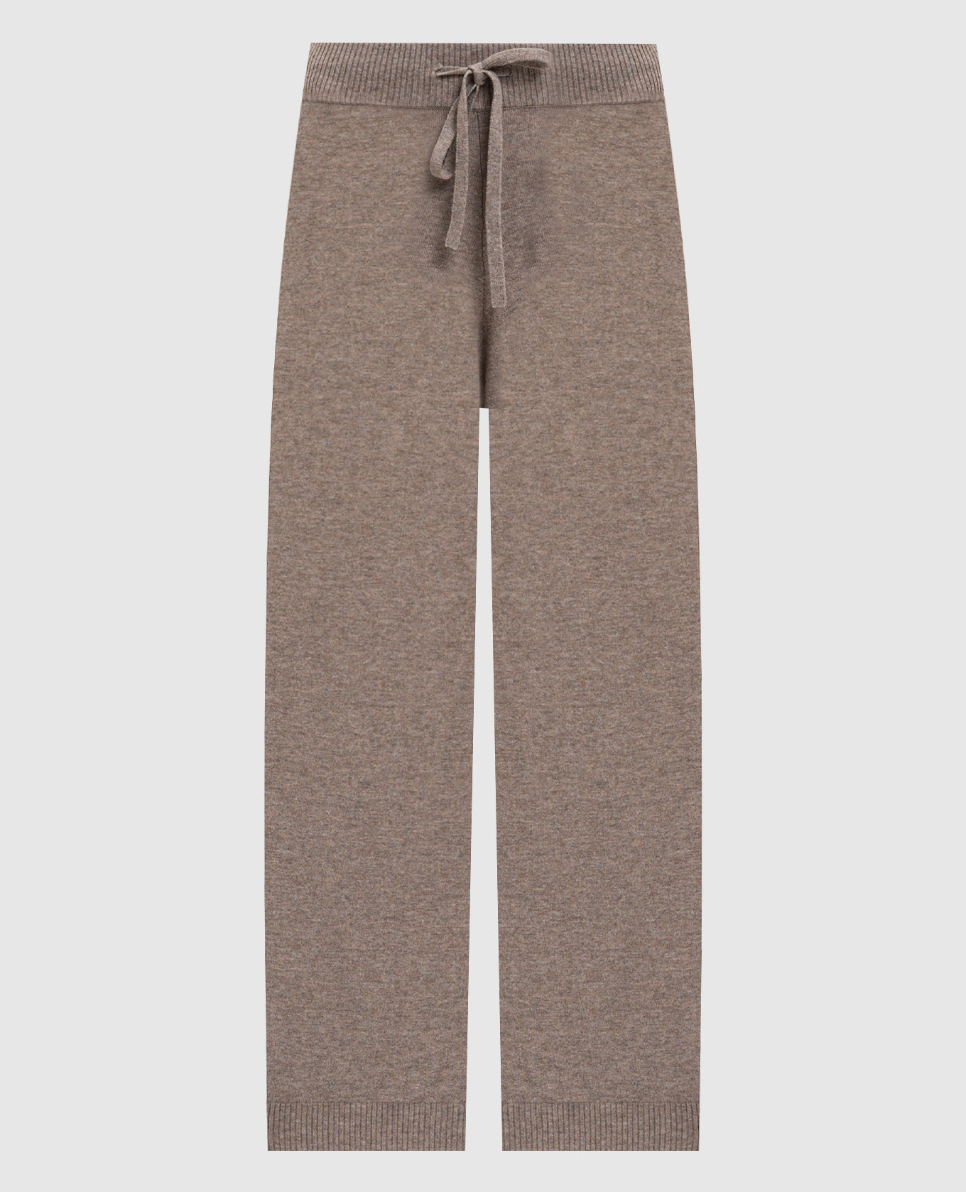 

Бежевые брюки JOSEF из шерсти и кашемира, Бежевый, Прямые брюки