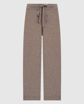 Max Mara Weekend Бежеві штани JOSEF з вовни і кашеміру JOSEF