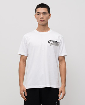 Off-White Біла футболка Cupid Tape 44MAA027F5J00B