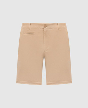 Givenchy Бежеві шорти з нашивкою логотипа BM51PQ15XZ