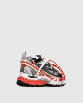 Off-White Серые кроссовки Be Right Back с фактурным логотипом OF05748609
