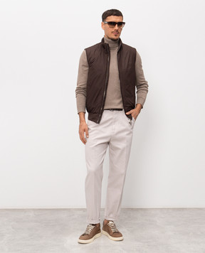 Doriani Cashmere Коричневий жилет A422272272