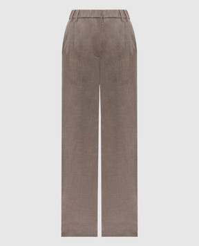 Brunello Cucinelli Бежеві штани з вовни MP550P9253