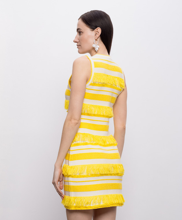 Simkhai Платье Elly в полоску с бахромой 2261219K изображение 4