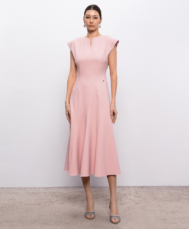 Nissa Розовое платье миди RZ16445 изображение 3