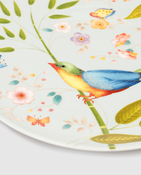 Geminiano Cozzi 1765 Блакитна порцелянова десертна тарілка Incanto di Primavera LGCFF02239065