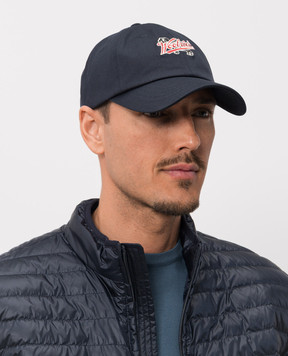 Woolrich Синя кепка з нашивкою логотипа CFWOAC2035MRUT3745